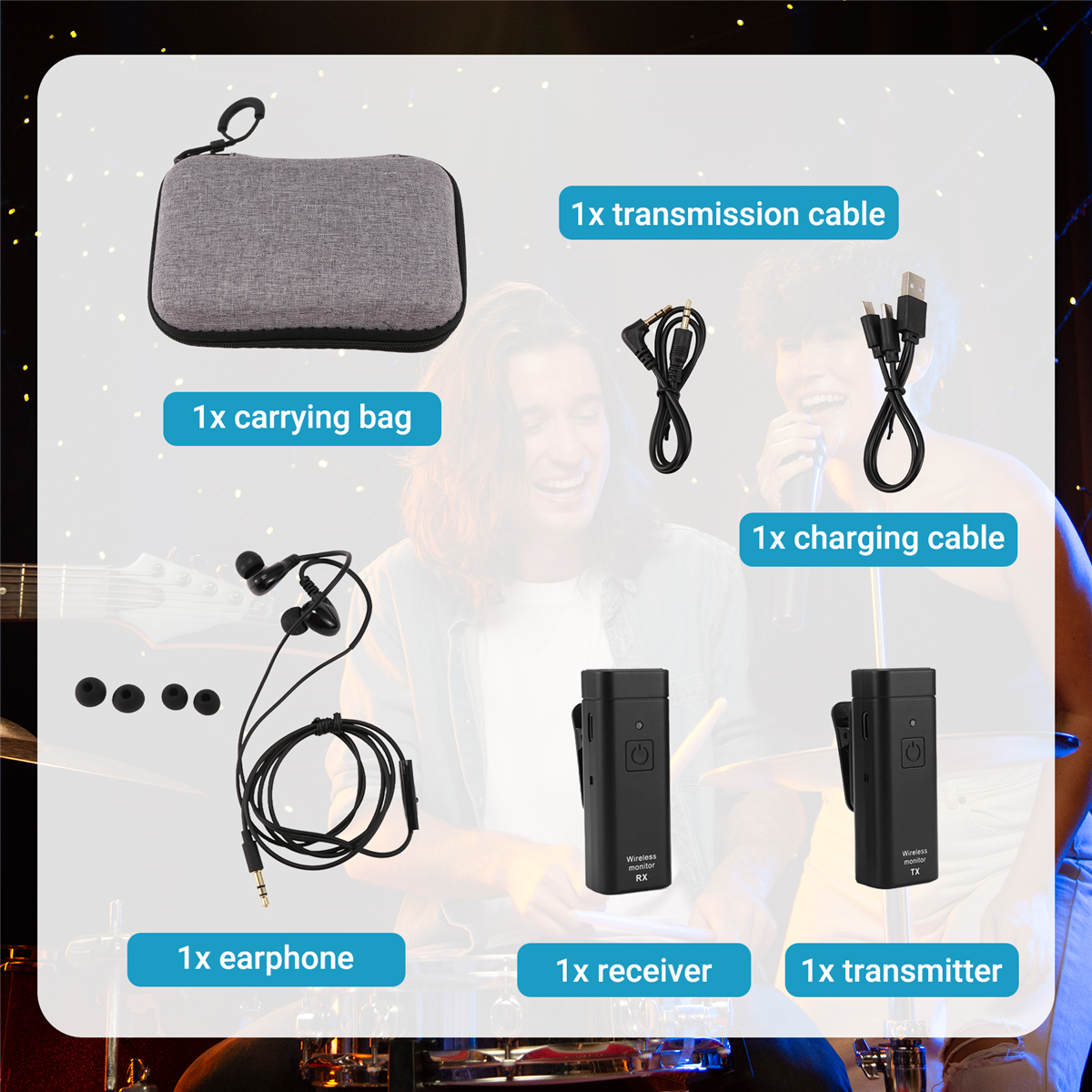NEW Wireless Earphone Monitori - In Ear Monitor Iem review and price