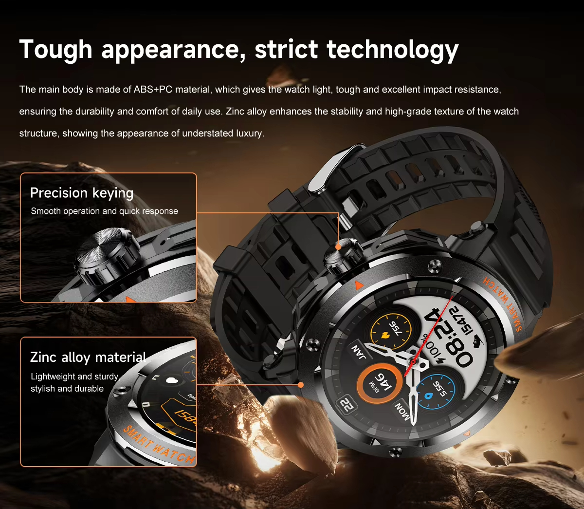 NFC Smart Watch Wireless Earph - Earbuds Charging Case review and price