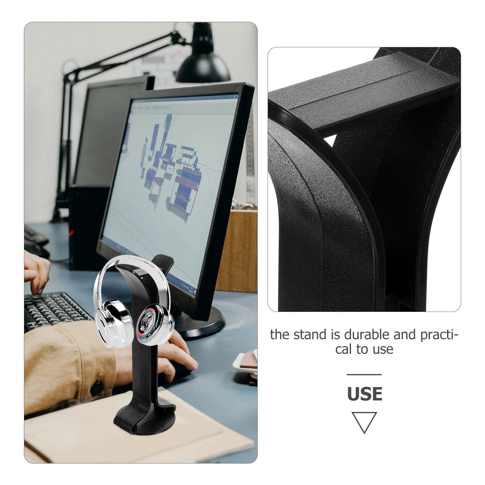 Sturdy Headphone Stand Headset - Headphone Stand Desk review and price