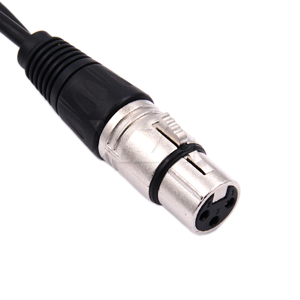 30cm 3 Pin XLR FEMALE Jack To  - Audio Splitter Y review and price