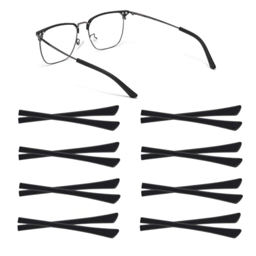 8 Pairs Eyeglass End Tips Ear  - Silicone Ear Tip Replacement review and price