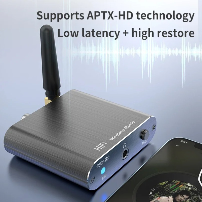 Qualcomm aptX HD Bluetooth V5. - Bluetooth Adapter Receiver review and price