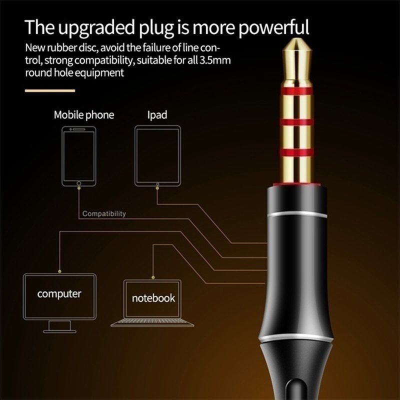 3.5mm Wired Headphones HD Micr - Wired Earphone Mic review and price