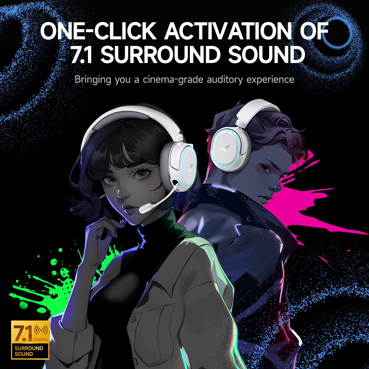 Picun G2 2.4GHz Bluetooth Wire - Gaming Headset Rgb review and price