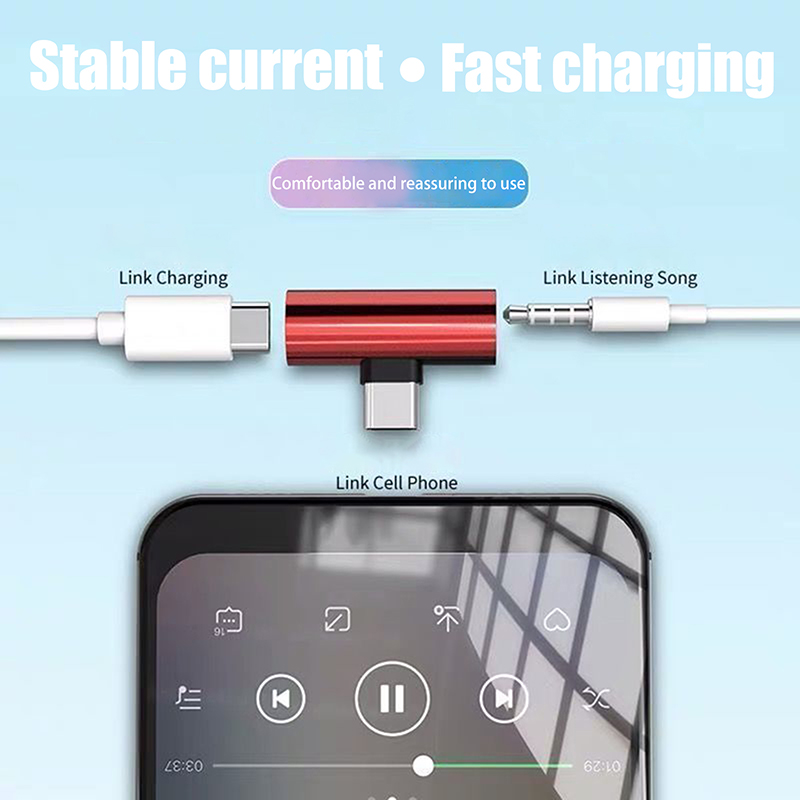USB Type-C To 3.5 Mm Headphone - Earphone Splitter Jack review and price