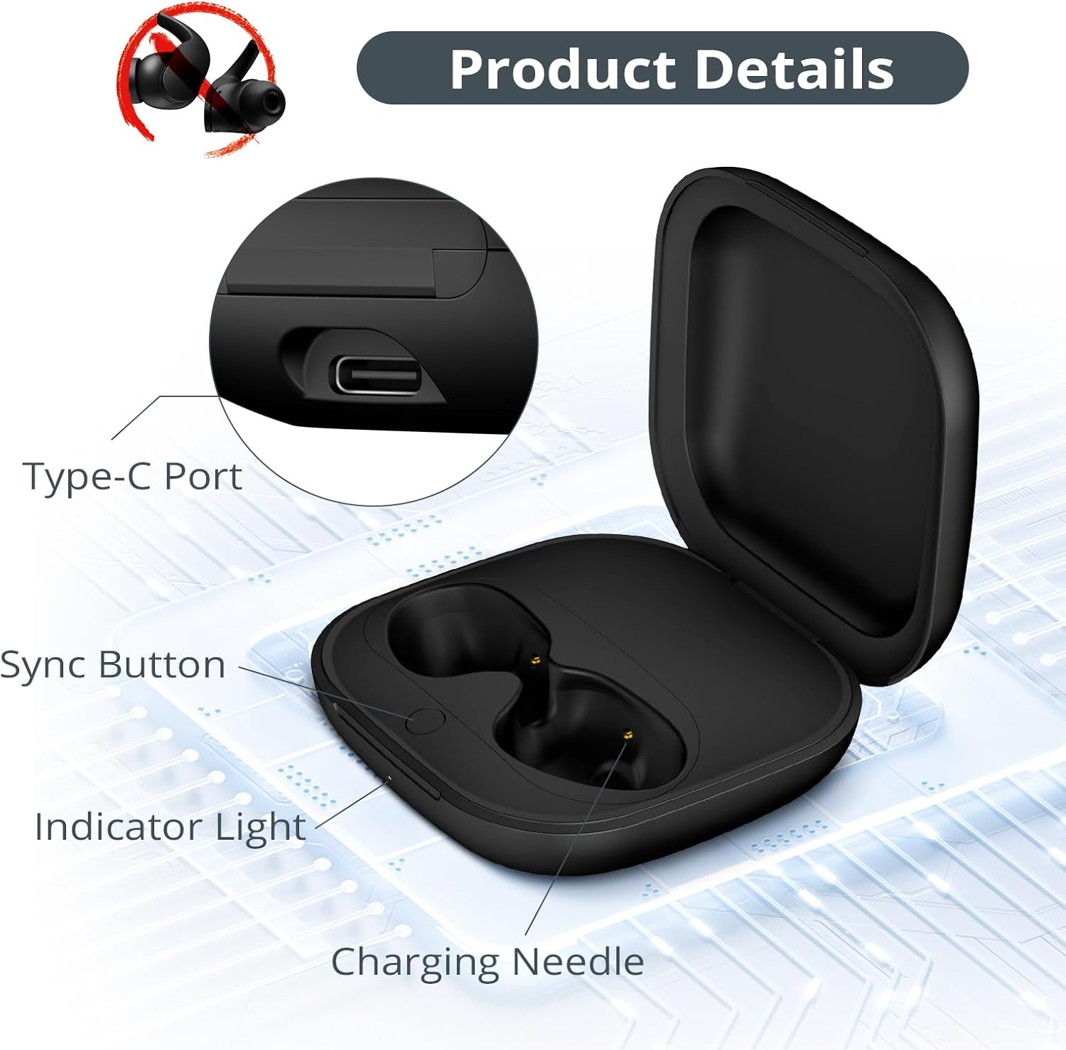 700mAh Battery Earphone Chargi - Earbuds Charging Case review and price