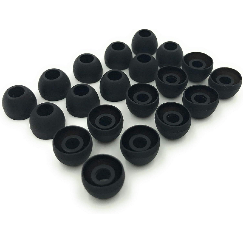 Soft Black Silicone Earbud Tip - Silicone Ear Tip Replacement review and price