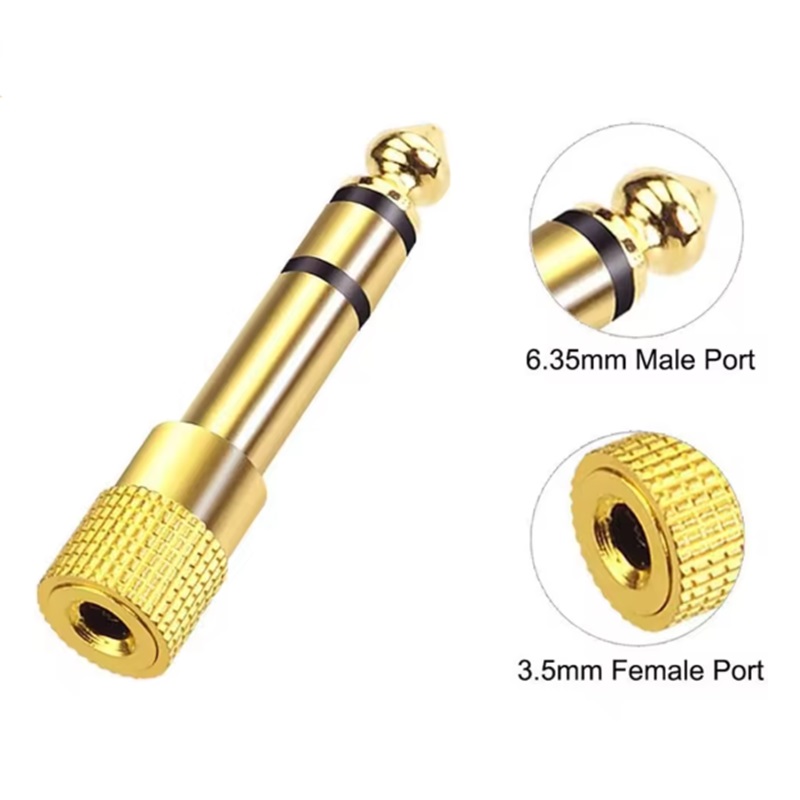 Audio 6.35mm male to 3.5 femal - Cable Extension 3.5 review and price