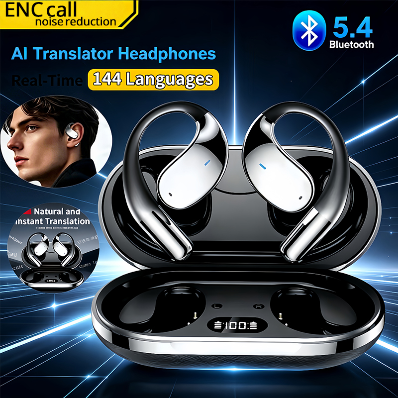 2026 New AI Translation Earbud - Bluetooth Headset On Ear review and price